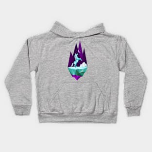 unicorn stand alone Kids Hoodie